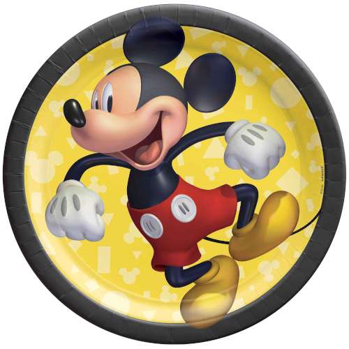 Mickey Mouse Lunch Plates - Click Image to Close